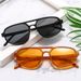 Men's Sunglasses Oval Sunglasses Trendy Fashion Men And Women Sunglasses Anti Ultraviolet Glasses_viptrois.com