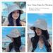 2024 New Womens Sun Hats Women's Outdoor UV-Protection-Foldable Beach Hats,Wide Brim Summer Fisherman's Caps UPF 50+_viptrois.com