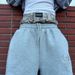 Men's Clothing Street Double Waist Tie Casual Pants Men Retro Harajuku Straight Pants High Waist Hip Hop Sports Pants_viptrois.com