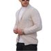 Men's Winter Knit Cardigan Coat – Cable Knit Sweater Jacket With Shawl Collar (S-XXXL, 4 Classic Colors)_viptrois.com