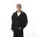 Men's Clothing Street Jacket Fashionable Wide Leg Scimitar Pants Workwear Denim Suit_viptrois.com