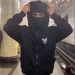 Men's Clothing American Style Double Hooded Loose Ninja Punk Style Gothic Cardigan Zipper Hooded Sweatshirt_viptrois.com