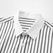 Men's Slim-Fit Premium Long-Staple Cotton Shirt – Breathable & Wrinkle-Resistant (M-4XL, 3 Stripes)_viptrois.com