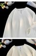 New Long Sleeved Velvet Men's T-shirt Texture V-neck Sweatshirt For Teenagers To Wear As A Trendy Base Shirt_viptrois.com