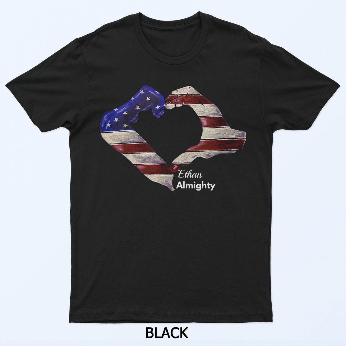 Ethan Heart T-Shirt Mens Womens Tees Top_viptrois.com