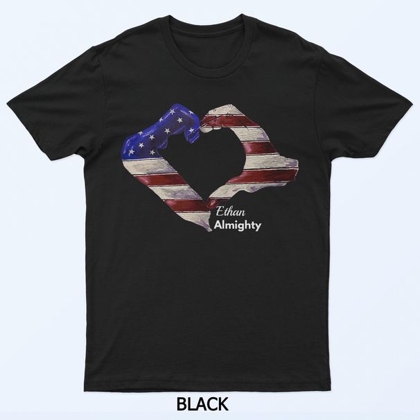 Ethan Heart T-Shirt Mens Womens Tees Top_viptrois.com