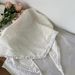 Fever Same Style Milk White Lace Headscarf Summer Korean Sweet Girl Accessory French Triangle Scarf Women's Hairband_viptrois.com