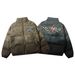 Men's Clothing Letter Retro Cotton Jacket Street Hip Hop Couple Cotton Jacket Trendy Warm Coat_viptrois.com