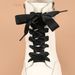 Shoe Accessories faced polyester satin smooth lace silk satin wide flat webbing shoelaces_viptrois.com