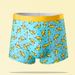 Pulse Xiyin Cross-Border Printed Personality Trendy Animal Ice Silk Breathable Antibacterial Men's Underwear_viptrois.com