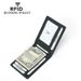Men's Wallet Card Cases Men's Carbon Fiber Textured Dollar Wallet, Hot Selling Short Cowhide RFID Anti Theft Wallet_viptrois.com