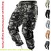 Men's Clothing Spring Autumn Men's Casual Loose Cuff Trousers Multi Pocket Solid Color Workwear For Formal & Casual_viptrois.com