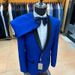 Men's Clothing Green Collar Suit Slim Two Piece Suit Student Graduation Stage Performance Suit_viptrois.com