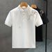 High End Men's Short Sleeve Polo Shirt Embroidered Design Stylish Cool Look Young Men New Summer 2026 T Shirt_viptrois.com