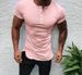 Summer New Open-Cuff Short Sleeve Shirt Half-Open Collar Button-Down Men's T-Shirt_viptrois.com