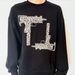 Unisex Streetwear Dark Style Pullover Hoodie With 3d Leopard Print & Uzi Graphic - Oversized Fit, Black_viptrois.com