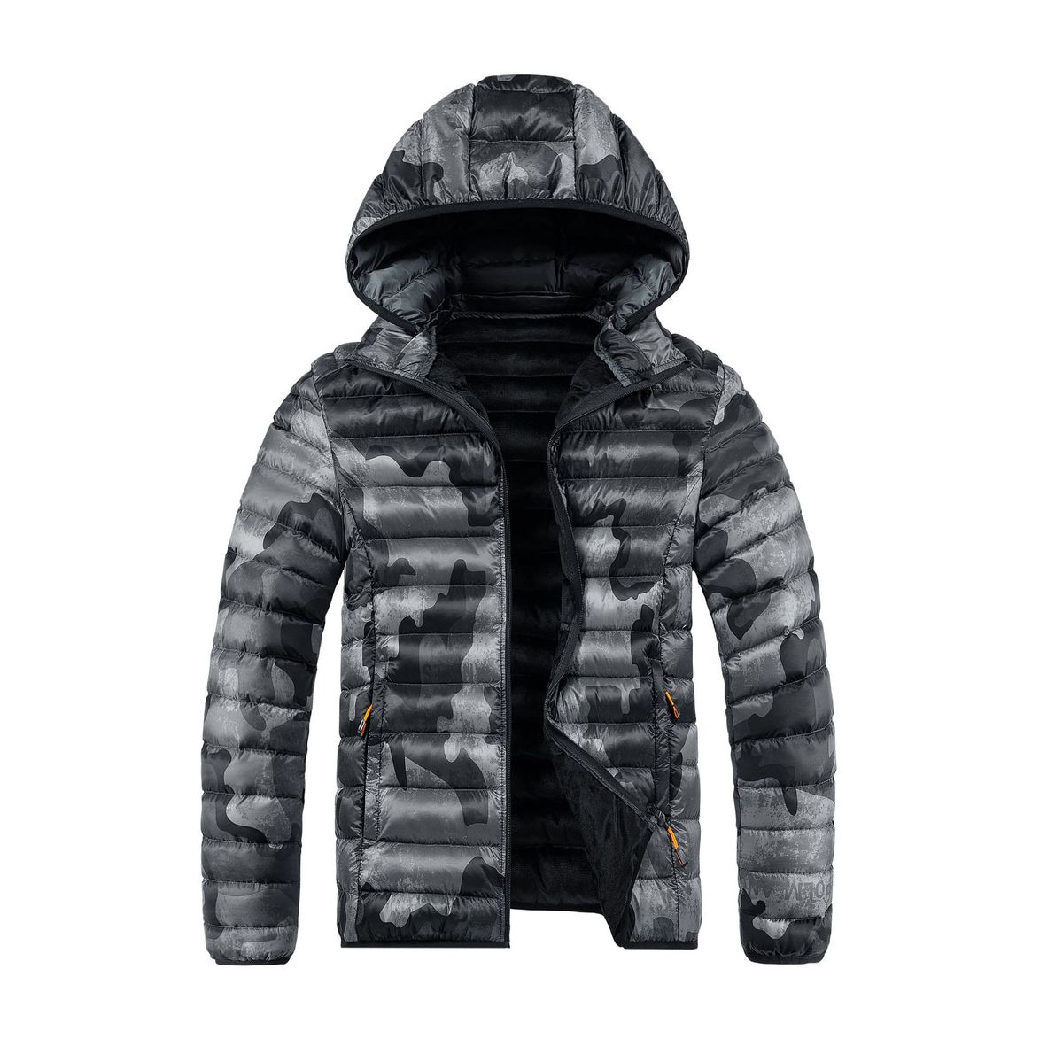 Rib Clothes, Cotton-padded Clothes For Men, Camouflage Clothes, Removable Hats, Thickened Cotton-padded Jackets For Men_viptrois.com