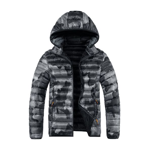 Rib Clothes, Cotton-padded Clothes For Men, Camouflage Clothes, Removable Hats, Thickened Cotton-padded Jackets For Men_viptrois.com