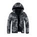 Rib Clothes, Cotton-padded Clothes For Men, Camouflage Clothes, Removable Hats, Thickened Cotton-padded Jackets For Men_viptrois.com