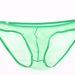 Pulse Comrade Men's Underwear European And American Style See-through Fine Mesh Pouch Low Waist Briefs Plus Size C-034_viptrois.com