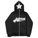 European And American Diablo Pentagram Printed Sweatshirt Men's And Women's Hoodies Gothic Couple Harajuku Long Zipper Sweater_viptrois.com