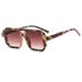 Men's Sunglasses Contrast Color Double Beam Rivet Sunglasses For Men European And American Personality All Match Glasses Sports Candy Color Sunglasses_viptrois.com