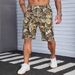 Men's Clothing Camouflage Corduroy Shorts High Quality Outdoor Leisure Sports High Street Shorts_viptrois.com