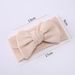 Baby Headband Newborn Baby Hair Accessories for Kids Headwear Baby Bow for Child Bowknot Turban for Babies Elastic Headwrap_viptrois.com