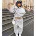 Cross Border New Hooded Casual Comfortable Street Style All Match Unisex American Sweatshirt Leggings Suit In Stock_viptrois.com
