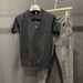 Men's Clothing Men's Short Sleeved Knitted Polo Shirt Ice Silk Thin Slim Lapel Summer Light Mature Casual Solid Color Top Versatile Trend_viptrois.com