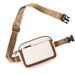 Gym Bags Hot Selling Artificial Leather Women's Waist Bag Shoulder Strap Adjustable Crossbody Waist Bag Pu Leather Men's Chest Bag Crossbody Bag_viptrois.com