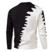 Men's Color Block Crew Neck Pullover Sweater - Soft Knitwear For Autumn & Winter - Fashionable Base Layer_viptrois.com