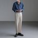 Nengmeng Korean Version Of Boys Loose Straight Trousers Spring And Autumn Teenagers Drape Wide-leg Trousers Light And Mature Men's Casual Trousers_viptrois.com