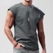Men's Sleeveless T-Shirt Summer Athletic Tank Top_viptrois.com