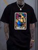 La Chingona Tarot Card T Shirt Funny Mexican Spanish Loteria Latina Skeleton Chola Catrina Skull Snarky Top For Everyday Wear Summer Stretched_viptrois.com