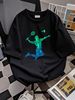 Badminton Player Shuttlecock Men Youth Unisex T-shirt Graphic Top For Everyday Wear Soft Designer Clothes Slightly Versatile Stretched_viptrois.com