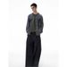 Ouro's Shop American-style Antique Printed Button Cardigan Sweater Men's Lazy High-end Knitted Sweater Jacket Couple Tide_viptrois.com