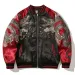 Embroidered Dragon Hip Hop Contrast Color High Street Baseball Coat Haruku Trendy Outerwear Casual Loose Jacket For Men_viptrois.com