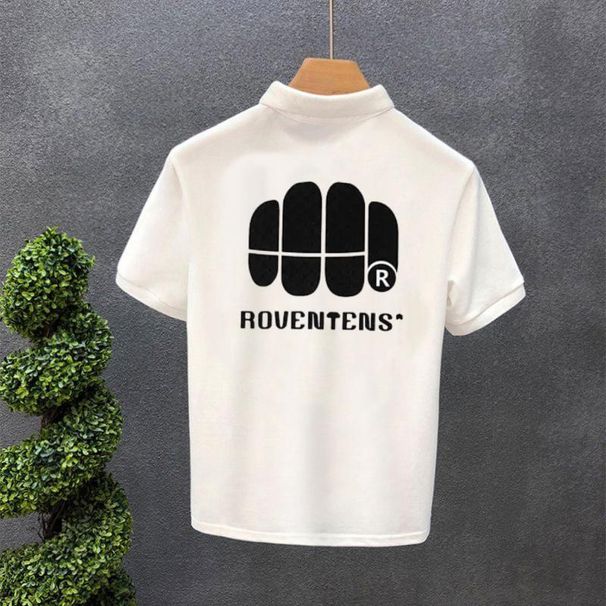 Summer New Polo Shirt Men's Youth Korean Version Trend Leading Top Casual Breathable Bottoming Shirt Loose And Thin_viptrois.com