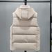Men's Casual Vest Jacket - Thickened Cotton Padded Sleeveless Coat, Loose Fit, Stylish & Warm Outerwear For Teens & Young Adults_viptrois.com