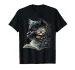 Cat Art Book Cat Motif Flowers Cat T-Shirt Mens Womens Tees Top_viptrois.com