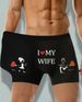 Pulse Cross-Border Xiyin Hot-Selling I Love My Wife European Size Men's Boxer Shorts Personalized 3D Print_viptrois.com