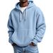 Men's Casual Long Sleeve Sweatshirt – Soft & Comfortable Pullover For Everyday Wear (Black/Gray, Standard Fit)_viptrois.com