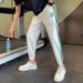 Men's Premium Ice Silk Joggers Ultra-Lightweight Tapered Ankle Pants for Summer Breathable Quick-Dry Casual Sports Wear_viptrois.com
