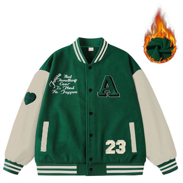 Men's Casual Baseball Jacket & Pants Set - Trendy Two-Piece Streetwear Outfit For Youth - Breathable Polyester Blend - Black/Red/Brown/Green (S-2XL)_viptrois.com