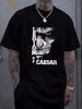 Legion Of Caesar Cult Fun Gorilla Angry Cool Apes Planet Nature Monkey T-Shirt Streetwear Graphic Soft Stylish Homme Fashion Top For Everyday Wear_viptrois.com