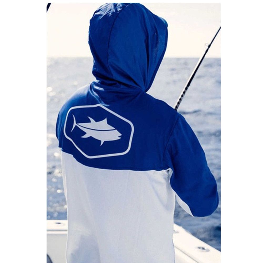 Men's Clothing New Long Sleeve Hooded Fishing Suit Lightweight Sun Protection UV Protection UPF 50+ Lure Fishing Suit_viptrois.com
