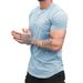 Muscle Doctor Summer Korean Version Slim Fit Short Sleeve Men's New Running Equipment Training Sports Fitness T-Shirt_viptrois.com