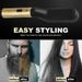 Professional Brush Beard Straightener Multifunctional Straightening Comb Hair Curler Quick Heating Styling Tools_viptrois.com