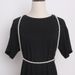 Net celebrity pearl suspender female ins beaded chain suspender chain vest decoration with skirt shirt accessories outer wear_viptrois.com